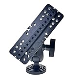 GRzHKN 1 oder 2 Stück rotierende elektronische Fischfinder-Halterung Compatible with Kajak, Marine, Boot, Beiboot, Kanu, GPSMAP-Stützplatte(1 Piece)