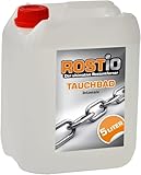 Rostio Tauchbad Intensiv 5 Liter Rostumwandler Rostentferner Rostlöser Entroster - Auto KFZ Motorrad Boot UVM.