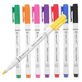 Lurrose 8St Graffiti-Stift zum Ausmalen stempelstifte für bescherung weihnachten wachsstift Markierungen Pastell aquarellstifte Graffiti-Versorgung Schuhe malen Marker Plastik Weiß
