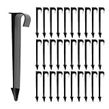 Gardena Tropfschlauch, 30 Stück Tropfschlauch Anker & Boden Erdspieß Befestigungs-Set, Stabile Halterungen für Perlschlauch, Steckgabel & Bewässerungsschläuche, Ideal für Tropfbewässerung, Rasengitter