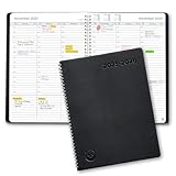 Terminplaner 2025 2026 von SmartPanda - Wochenplaner A4, Schulplaner – Softcover Tagebuch, 30 Minuten-Intervalle – Juli 2025 - August 2026 - auf Deutsch