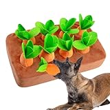 Hundekarotte Plüschtier - Interaktives -Puzzle-Schnüffelmatte, langlebiges Nasen-Workfeed-Spiel-Spielzeug | 1 Stück Luxus-Erntespielzeug mit Rutschfester Unterseite für Unterhaltung | 5,1 cm