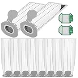 12 Stück Staubsaugerbeutel und 2 Filter für Vorwerk Kobold VK7 FP7 Premium Filtertüten Staubsauger Akku Beutel