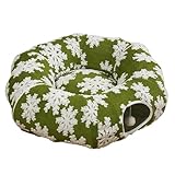 Weihnachten Katzenbett Tunnel - Katze Donut Nest, Katzen Tunnel Weihnachtsbaum Rock, Katzen Donut Tunnel unter einem Baum, Plüsch Kätzchen Tunnel Matte für Zuhause Schlafzimmer Wohnzimmer Balkon