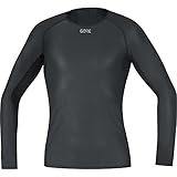 GORE WEAR Langärmliges Herren Unterzieh-Shirt, Multisport, GORE WINDSTOPPER, M, Schwarz