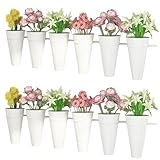Pflanzenständer, Garten-Blumeneimer aus Kunststoff, Wandmontage, dekorativer Halter, Blumendisplay für Floristen, Blumenstraußregal, Blumenbehälter für drinnen und draußen