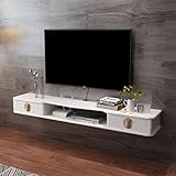 Schweberegal, Wandmontage, TV-Schrank, Router-Set, Top-Box, CDs, Spieler, Fotorahmen, Spielzeug, Aufbewahrungsregal, TV-Ständer, TV-Konsole, TV-Regal, Wandhalterung, Nizer-Rack, Lagerregal für