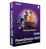 CyberLink PowerDirector 2025 Ultimate Professionelles Videobearbeitungsprogramm für PC mit Greenscreen und tausenden Effekten Fotoshow Für jede Filmproduktion Screen Recorder Windows [Box]