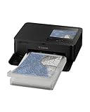 Canon SELPHY CP1500 Mini Fotodrucker (Druck bis Postkartengröße 10x15cm, USB-C, WLAN, kabellos, Thermosublimation, SELPHY App, farbstabil 100 Jahre) schwarz [ohne Farbband/Papier, ohne Akku]
