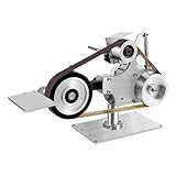 CHIMHOON Bandschleifmaschine, Bandschleifer Bausatz, Messerschleifer, Band-Tellerschleifer, Schleifmaschine, Tellerschleifer Mit Vertikalem Horizontalem Band 550 W