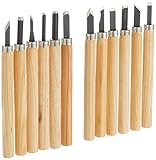 Brüder Mannesmann Schnitzmesser Satz 12-tlg., M 690-12, beige