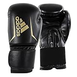 adidas Boxhandschuhe Speed 50, Erwachsene, Boxing Gloves 14 oz, Punchinghandschuhe komfortabel und langlebig, schwarz