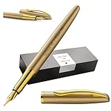 Pelikan Jazz® Noble Elegance P36 Füllhalter mit Gravur Geschenk - einzigartige Stifte mit Namen - personalisierte Geschenke - Füllfederhalter personalisiert (Gold Gelb)