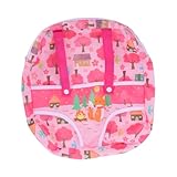 COMNESTBI Puppenrucksack Aufbewahrungstasche für Cartoon-Puppen Puppenspielzeug, Puppenträger Kuscheltier Rucksack Puppe Wickeln Puppentasche Babypuppensachen Rucksack für Mädchen Polyester