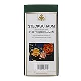 Riffelmacher & Weinberger 23121 – Steckschaum für Frischblumen, optimale Wasserversorgung für Gestecke, Steckmasse für DIY, Floristik und Hochzeit, Größe 23 x 11 x 7,5 cm