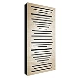 Addictive Sound Schalldämmung Wand 100x50x10cm Wood - Akustikpaneele Wand - Schallabsorber Bild Perfekt zum Hause, Studio, Konferenzraum, Club - Akustikschaumstoff Glatt Natural