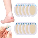 10 Stück Blasenpflaster Hydrokolloid Pflaster Grosser Gel Selbstklebend Pflaster Wasserdichte Pflaster für Finger, Zehen, Vorfuß und Ferse (44 * 69mm)
