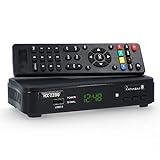 ZEHNDER TV Sat Receiver für Satellitenschüssel mit Aufnahmefunktion, AAC-LC, PVR, HDMI, SCART, USB, Coaxial - Sat Receiver HD Timeshift & Einkabel tauglich - HX-2200 digital HD Satelliten Receiver Set