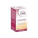 Meta Care L-Glutamin – Vegan – Hochdosiert – Ideal kombiniert mit Biotin und natürlichem Fenchelsamen-Extrakt – 60 Kapseln