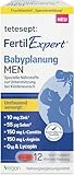 tetesept Fertil Expert® Babyplanung MEN 1 x 84 Tabletten - Nahrungsergänzungsmittel für den Mann zur Unterstützung bei Kinderwunsch - Spezielle Nährstoffe für die Hormon Balance