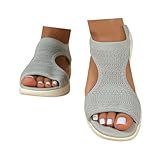 Orthopädische Sandalen Damen, Sandalen & Slides Für Damen, Waschbare Slingback Mit Weiches Fussbett Sommerschuhe Riemchensandalen Sandaletten Bequem Breite füße Leichte Barfuß Strandschuhe 41