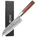YOTSUBA 7'' Damascus Japanese Santokumesser