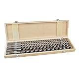 Weischer® - Schlangenbohrer Set | 6-tlg. Holzbohrer Spiralbohrer Ø 6-25 mm | 460 mm Länge | Gewindespitze für präzise Bohrung | 6-Kant-Schaft | Weich- & Hartholz | stabiles & bruchfestes Set