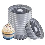 Cupcake-Form aus Silikon, Cupcake-Formen aus Silikon – Cupcake-Form für Muffineinlagen | Wiederverwendbare Backformen, antihaftbeschichtet, 12 Stück, Muffinformen, Cupc-Auskleidung