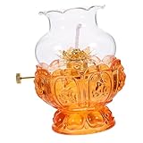 Amosfun Vintage Öl Lampe aus Retro Kerosinlampe für Tischdekoration Notbeleuchtung und Stilvolle Inneneinrichtung Vielseitig Einsetzbar ohne Lampenöl und Langlebig