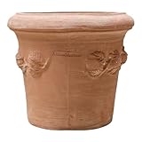 Blumentopf Terrakotta Pflanzgefäß Liscio Toscana limoni Toscana -Italienische Handarbeit- 25cm - 40cm ABSOLUT FROSTFEST Italienisches Terracotta (25cm, Limoni Toscana)