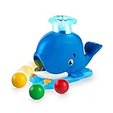 Bright Starts Silly Spout Whale Popper Ballspielzeug mit Musik Lichtern und 3 bunten Bällen, Mehrfarbig