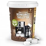 250 Reinigungstabletten für Kaffeevollautomaten von Jura, Siemens, EQ Series, Delonghi, Krups, Bosch, Miele, Melitta, WMF - Coffeeano Reinigungstabs für Kaffeemaschinen aller Art und Marken