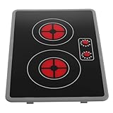 Gogogmee Realistischer Induktionsherd Spielküche mit Licht und Soundeffekten Kindersicheres Küchengerät für Kleinkinder Fördert Motorik und Kreatives Rollenspiel