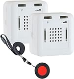 ELDAT: Mobile Hausnotruf Systeme mit Funk-Notrufsender(n) für die häusliche Pflege - Senioren Sicherheitspaket 4 mit 2X RCP24 und RT27