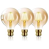 LEDSone B22 Glühlampe, Warmweiß, entspricht 60 W (3 Stück a)