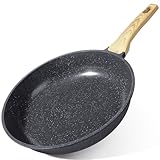 GiPP Keramik-Antihaft-Bratpfanne – 26 cm gesunde, ungiftige Pfanne, induktionsgeeignet, PFAS- & PFOA-frei, spülmaschinenfest, mit kühlem Griff(Grau, 26 cm)