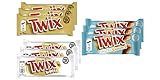 Twix Schokoriegel Mix I 426g I 3 Sorten I 9 Packungen I 3x Original I 3x Saltet Caramel I 3x White I Schokolade I Schokoladenriegel I Riegel I Schokoriegel