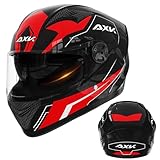 Integralhelm Fullface Helm | Motorradhelm Klapphelm | Motorrad Integral Helm Rapid | Motorrad Helm Full Face Helme | Doppelvisier Motorrad Kopfbedeckung | Rollerhelm Sturzhelm Für Erwachsene