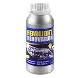 Qunbanty 800g Aufbereitungsflüssigkeit,Scheinwerfer-Aufbereitungs,Headlight Repair Fluid Scheinwerfer-Reparaturset,Scheinwerfer Politur für Vergilbung/Kratzer/Vage