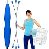ELANI Schwingstab - Verstellbarer Widerstand & angenehmer Griff - hochbelastbarer CO₂-neutraler Swingstick fürs sichere Wackelstab Training, Rücken Training oder als Gymnastikstab