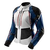 REBELHORN Hardy 3.0 Lady Motorradjacke Damen | Textil | Ellbogen, Schulter und Rückenprotektor Stufe 2 | HydraShield PRO In&Out Membran | Belüftungspaneele | Isolierweste