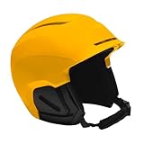 Kask Khimera Helm Aerodynamischer Ski- & Snowboardhelm mit einstellbarer Belüftung, schnell trocknendem Futter & integriertem Brillenhalter für Damen & Herren - Selective Yellow - Large