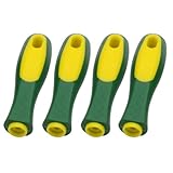 BlesConi Feilengriff-Set mit ergonomischem Griff, kompatibel mit Metall-, Holzraspel-Kettensägenfeilen (rundes Loch)