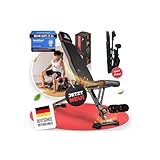 SPORTSCHMIEDE Hantelbank Klappbar Verstellbar, Multifunktions Trainingsbank Schrägbank, Sportgerät für zu Hause, Bench, Fitnessbank - Bankdrücken Krafttraining Muskeltraining Kraftsport - JETZT NEU!