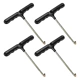 DUINIU 4 Stück T-Förmige Trampolinhaken, Montage- Und Installationswerkzeuge Für Trampoline, Karabinerhakenentferner, Geeignet Für Fitnessgeräte, Unterhaltungsgeräte Für Veranstaltungsorte.