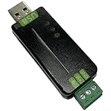 QuivyLivy Industriequalität USB auf RS485 RS232 Konverter-Modul mit CH343G-Chip, Überspannungs- und ESD-Schutz, für Windows, Fernkommunikation (grün)