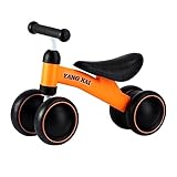HEMOTON 1 Stück Kinderfahrzeug Rad Lernroller für Kleinkinder Fußfreies Gleichgewichtstraining für Orange