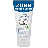 ZDBB Silikonfett für O-Ringe Gummidichtung Kunststoff klar wasserdicht Lebensmittelqualität Klempner Fett Schmiermittel für Ventil Dichtmittel Wasserhahn O-Ringe, 1 oz 1-Pack