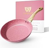 Innerwell Bratpfanne 24 cm Blassrosa – Induktion Pfanne, Antihaftbeschichtung in Profiqualität, PFOA-frei, für alle Herdarten geeignet