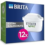 BRITA Filterkartusche MAXTRA PRO Extra Kalkschutz 12er Pack (Jahrespack);Original BRITA Ersatz-Wasserfilter Kartuschen für alle BRITA Kannen. Kalkreduktion & ultimativer Geräteschutz. Für Heißgetränke